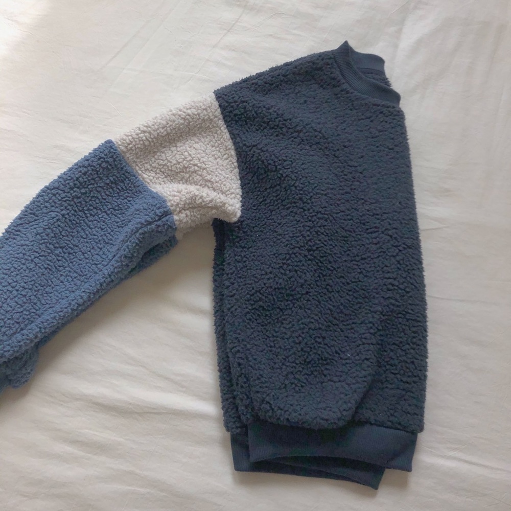 Fluffy Crew Neck Sweater
